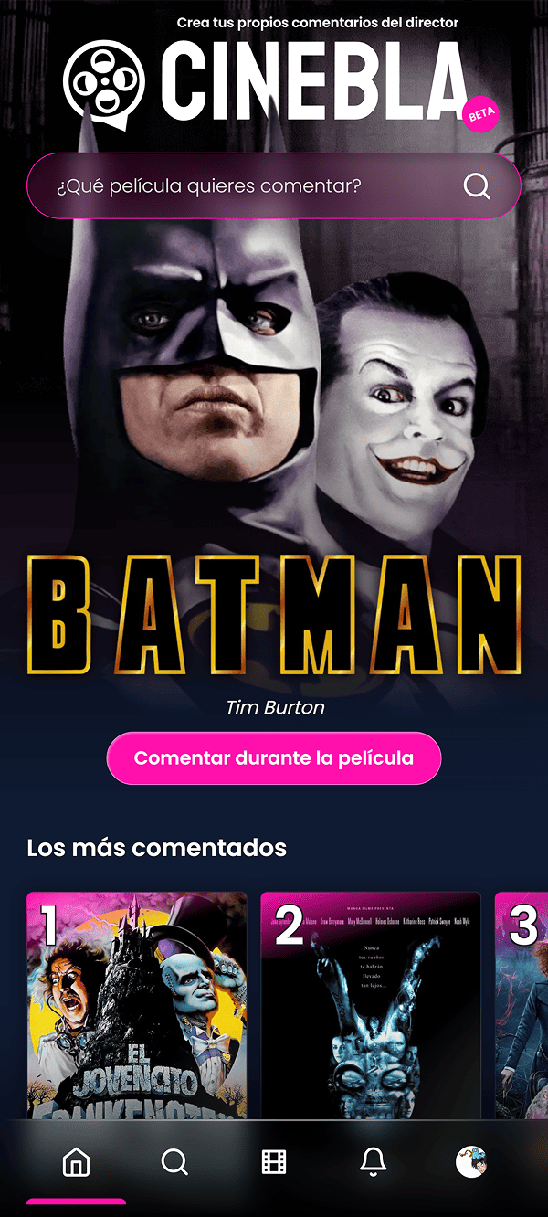 Cinebla app screenshot 1